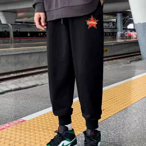 Reps Luxury Givenchy Sweatpants Red Fleece Simple Design Street Style Autumn