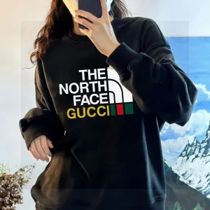 Reps High Quality Gucci Hoodie Black Fleece Suede Autumn