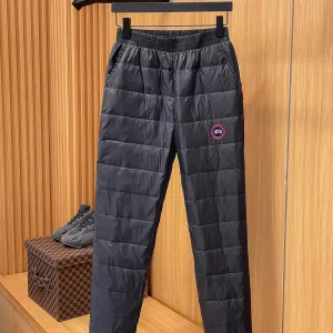 Designer Canada Goose Fleece Pants Red Duck Down Simple And Versatile Outdoor Windproof Winter Down-Proof Fabric