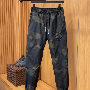 Designer Reps Chrome Hearts Fleece Pants Red Duck Down Simple And Versatile Outdoor Windproof Autumn Winter Down-Proof Fabric