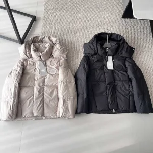 High Quality Designer Canada Goose Down Jackets Red Duck Lace Three-Proof Fabric Embroidery