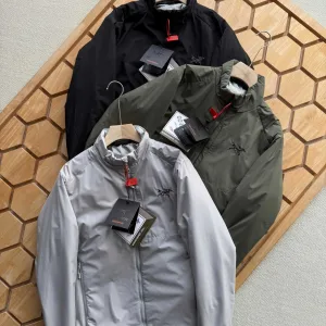Designer Super Clone Archaeopteryx Outerwear Red Cotton Quick-Drying Oil-Resistant Fabric