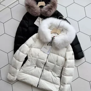 High Quality Moncler Outerwear Red Down Nylon Slim Fit