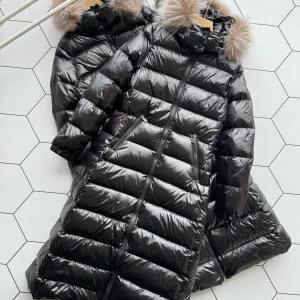 Reps High Quality Moncler Down Jacket Red Eva Duck Autumn Winter Slim Fit Side Pockets