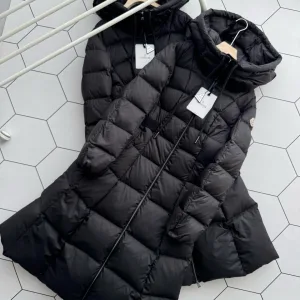 Reps Moncler Down Jacket Black Goose Duck Nylon