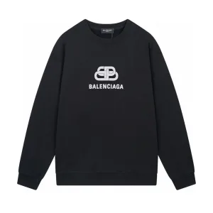 Luxury Balenciaga Short-Sleeved Shirts Ash Cotton Embroidery