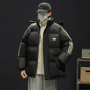 Luxury Super Clone Adidas Coat Black Down Winter