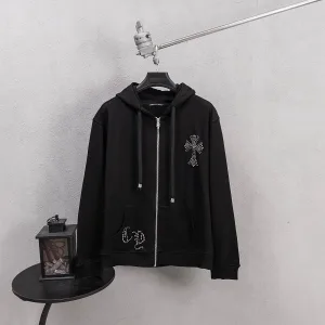 Reps AAA Chrome Hearts Coat Red Cotton Pure Street Style Understated Luxury
