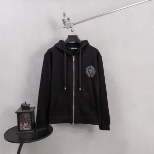 Reps AAA Chrome Hearts Coat Red Cotton Pure Street Style Understated Luxury