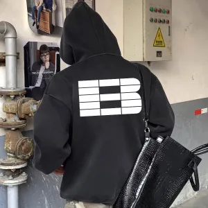 AAA Balenciaga Hoodie Black Cotton Fleece