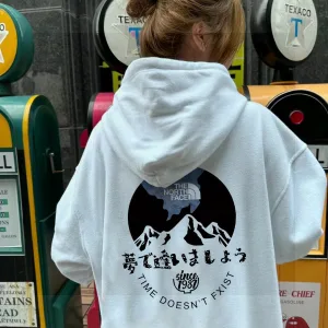 Super Clone Reps North Hoodie Red Cotton Fleece Fabric