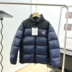 Reps Moncler Down Jacket Red Duck Nylon Fabric Autumn Winter Hidden Pocket Zippered