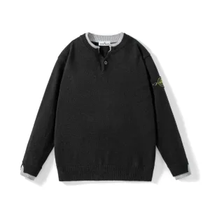 Designer Stone Island Sweater Red