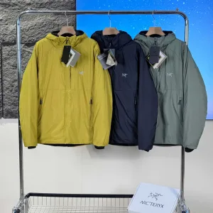 Designer Archaeopteryx Outerwear Red Cotton Silk Down Fleece Water-Repellent Fabric Outdoor Windproof Autumn Winter And