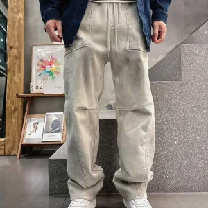 Reps AAA Prada Casual Trousers Black Fleece Winter
