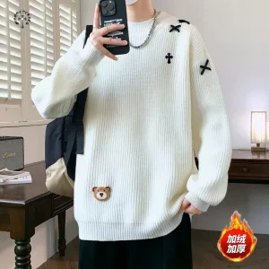 AAA Chrome Hearts Sweater Red Knitted Fabric