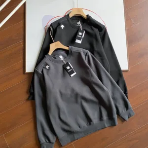 Reps Designer Fila Ruler Black Cotton Fleece Fabric