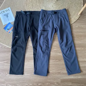 High Quality Archaeopteryx Casual Trousers Black Fleece Easy To Match Outdoor Waterproof