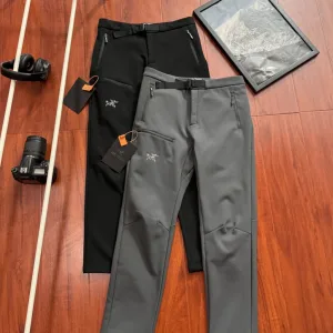Reps High Quality Archaeopteryx Trousers Red Fleece Unrestricted Movement Quick-Drying Adjustable Waistband Zippered Pocket