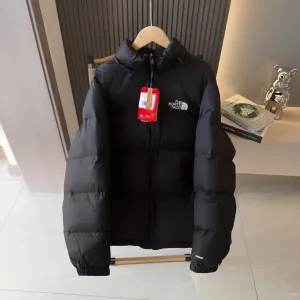 Super Clone The North Face Outerwear Red Cotton Down Fleece Simple And Elegant Street Style Winter