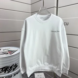 Luxury High Quality Dior Long-Sleeved Black Simple And Elegant Autumn Winter Early