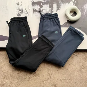 Reps Lacoste Fleece Pants Red Duck Down Lace Simple And Versatile Autumn Winter Down-Proof Fabric