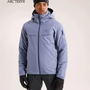 Reps Luxury Archaeopteryx Down Jackets Red Gore-Tex Goose Mesh Adjustable Drawstring Zippered Pocket