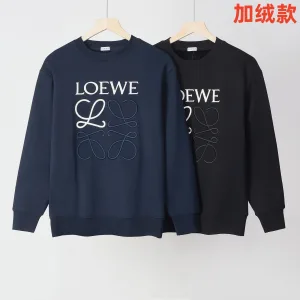 Super Clone High Quality Loewe Sweatshirt Blue Fleece
