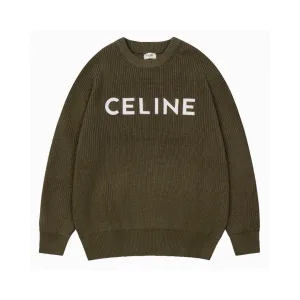 AAA Celine Sweater Red Embroidery