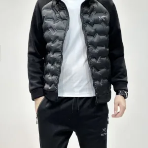 AAA Reps Archaeopteryx Cotton-Padded Coat Red Neutral Cotton Down Simple And Elegant Autumn Winter Matte Fabric Zippered Pocket