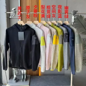 Super Clone Luxury Archaeopteryx Outerwear Red Wool Cashmere Adhesive Fleece Lace Outdoor Functionality Spring Autumn Winter And Patch