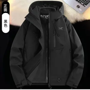 Designer Archaeopteryx Jacket Orange Winter Windproof Cuffs