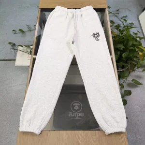 Super Clone High Quality Nike Sweatpants Red Cotton Pure Fleece Fabric