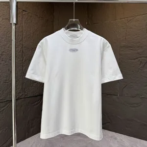 High Quality Dior Short-Sleeved T-Shirt Red Cotton Pure Autumn Winter