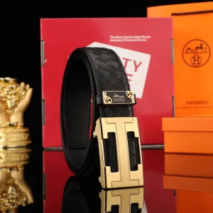 High Quality Reps Hermes Men'S Belts Top-Grain Cowhide