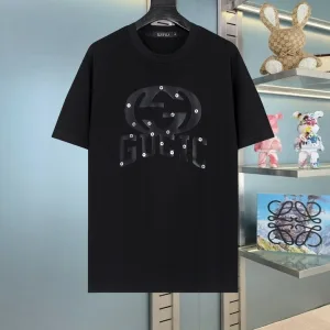 Super Clone Gucci Short Sleeves Red Cotton Pure