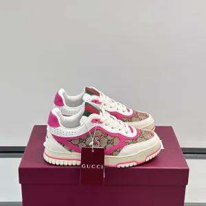 High Quality Luxury Gucci Leather Sneakers