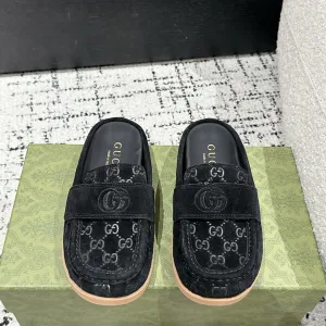 Super Clone Gucci Baotou Tuo Sheepskin Suede Rubber Spring Summer
