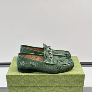 Luxury Designer Gucci Cowhide Leather Shoes