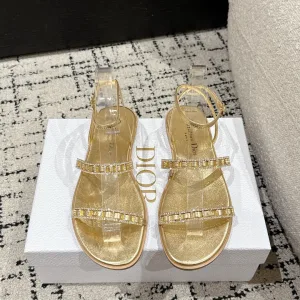 Reps Dior Sandals Color Genuine Leather Sheepskin Cowhide Spring Summer