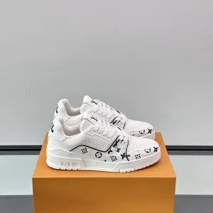 AAA Luxury Louis Vuitton Sneakers Microfiber Mesh Pu Outsole Tpu