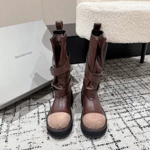 Super Clone Reps Balenciaga Long Boots Red Eva Rubber Outsole Streetwear Relaxed Street