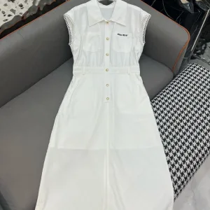 Aaa Miu Miu Gold Dress