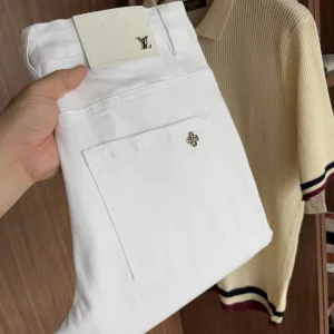 Designer Louis Vuitton Cotton Pants