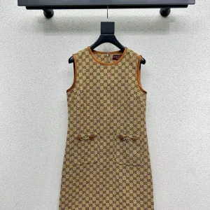 High Quality Gucci Jacquard Sleeveless