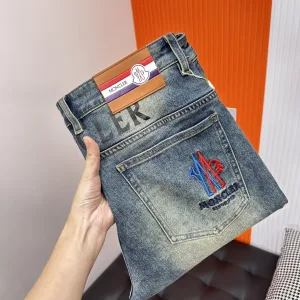 Luxury Monk Jeans Ash Exquisite Workmanship Autumn Winter