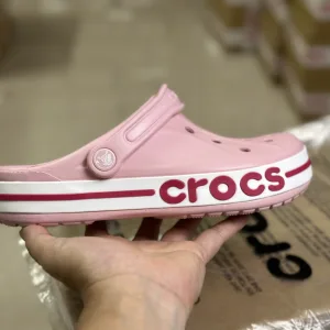AAA Crocs Sneakers Red Street Style Light Outdoor