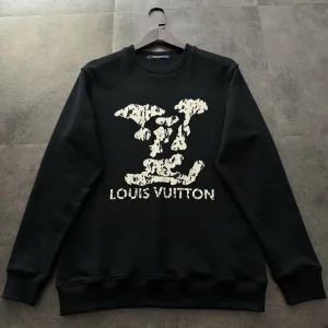 Designer Super Clone Louis Vuitton Short-Sleeved Shirts Black
