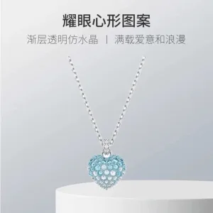 Luxury Super Clone Swarovski Necklace Red Lace