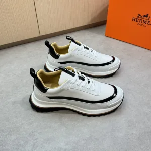 Aaa Hermès Calfskin Sneakers